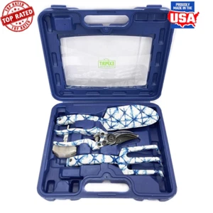 23 Piece Gardening Tool Set W/ Carrying Case Trowel Cultivator Pruner Markers US - Picture 1 of 7