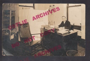 San Francisco CALIFORNIA RPPC c1918 FORT MASON WW1 DR. OFFICE Hansel U.S. ARMY - Picture 1 of 3