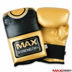 Guantoni da boxe Pro Bag Mitts MMA UFC Muay Thai allenamento Grappling Punch nero golf - Foto 1 di 6