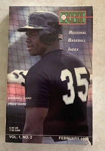 Febrero 1992 Vol. Revista Frank Thomas 2 RBI en perfecto estado con tarjetas - Imagen 1 de 2