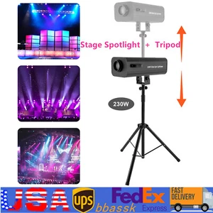 230W 6 Color LED Spotlight Follow Stage Light Disco DJ Show Party Lighting DMX - Picture 1 of 18