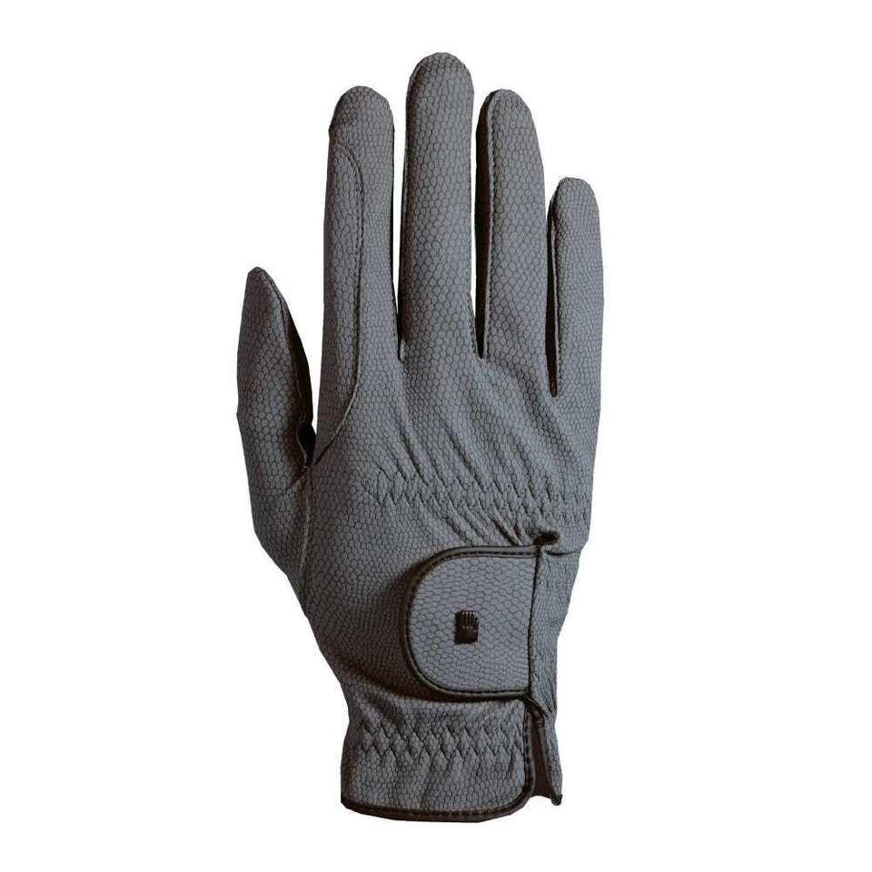 Luva de Equitação Unissex 15-3301208 Roeckl Roeck-Grip - Antracite NOVA - Imagem 1 de 1