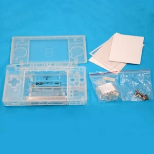 Full Housing Shell Case Transparent Replacement Kit For Nintendo DS Lite NDSL - Picture 1 of 8