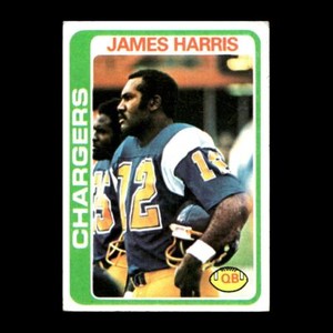 James Harris 1978 Topps San Diego Chargers #17 R308A 11