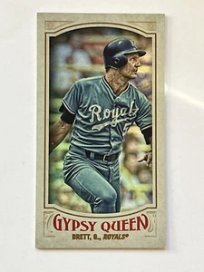 2016 Topps Gypsy Queen GEORGE BRETT Mini Holofoil SP #317 Kansas City Royals HOF - Picture 1 of 2