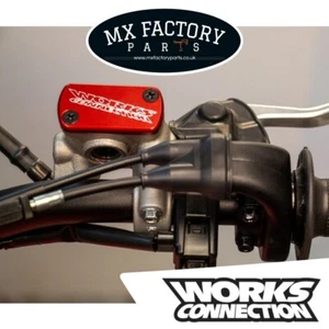 KX250 21-26, KX450 19-23, CR CRF 23-25 2026 Front Brake Cap RED Works Connection - Picture 1 of 4