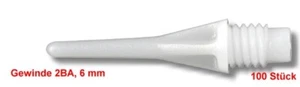 100 Stück PRO-TIP, 2 BA Gewinde, weiß - Bild 1 von 1
