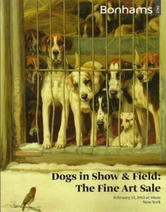 BONHAMS Dog Sale Art Collars Bink Collie Pointer Terrier Spaniel Setter Catalog  - Picture 1 of 1