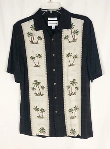New Saddlebred Classic Fit Hawaiian Button Front Shirt Size S Short Sleeve - Picture 1 of 7