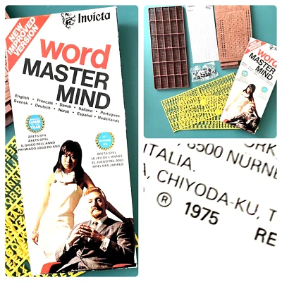 Vtg Invicta Word Mastermind 1975 NEW Open Box - Image 1 of 4