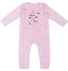EARTH BY ART & EDEN Baby Girls One Piece Nicole Coverall sz 6M Pink Polar Bears