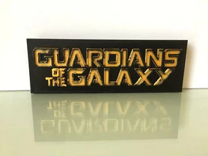 Guardians of the Galaxy Logo Display Text Stand Morag Ronan Peter Orb Star Lord - Picture 1 of 4
