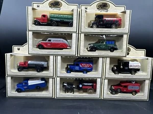 2000 Mixed LOT of 10 CHEVRON TRUCKS MADE In ENGLAND By LLEDO Commemorative Model - Picture 1 of 9