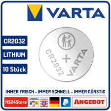 10 Stück Knopfzellen VARTA CR2032 CR-2032 Lithium Batterien Bulk