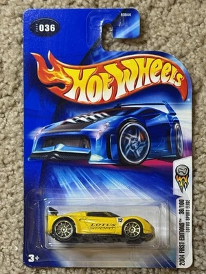 Lotus Sport Elise 36/100 2004 Hot Wheel primeras ediciones coleccionista #036 amarillo Foto 1 de 2