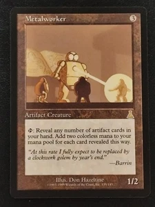 Magic the Gathering Metalworker Urza's Destiny Artifact English Card Game MTG  - Picture 1 of 2
