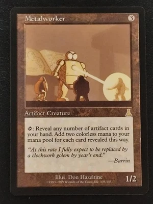 Magic the Gathering Metalworker Urza's Destiny Artifact English Card Game MTG  - Image 1 of 2