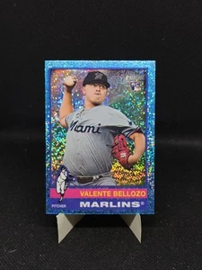 Valente Bellozo, Light Blue Sparkle Chrome, 2025 Topps Heritage, #216 - Bild 1 von 9
