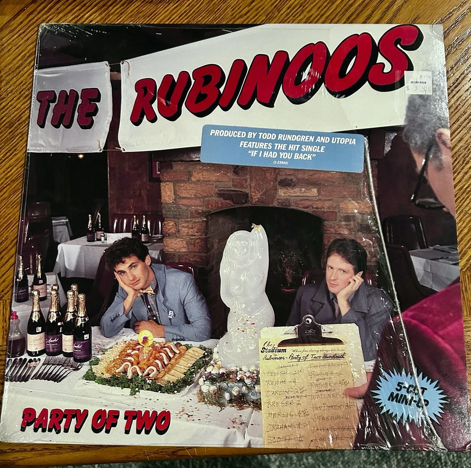 Rubinoos- -Party Of Two (1983,Todd Rundgren Produced) - Image 1 of 4