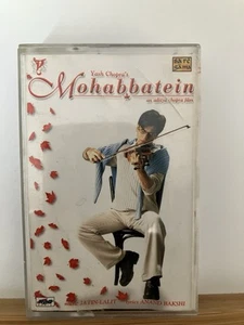 Mohabbatein Jatin Lalit Bollywood Sharukh Khan Made India Tape /Made UK  Insert’ - Picture 1 of 9