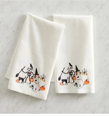 NWT Pottery Barn Doug & Friends Halloween Hand Towels - Set of 2 - Image 1 of 4