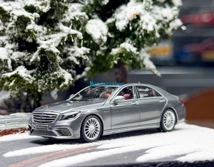 CR King 1:64 Gray S65 AMG W222 Sedan Sports Model Diecast Metal Car - Picture 1 of 7