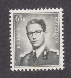 Belgium Sc 461 MLH. 1960 6.50f gray King Baudouin, fresh, bright, VLH, VF - Picture 1 of 2