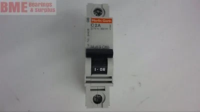 Merlin Gerin 24426, 277Vac, C2A Multi 9 C60, 2 Amp Breaker