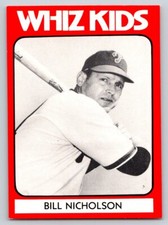 1980 TCMA 1950 Philadelphia Phillies Whiz Kids #0027 Bill Nicholson NM+