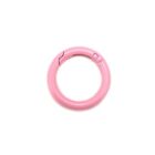 5 Pcs Candy Color O Ring Openable Keyring Keychain Ring Metal Spring Fastener