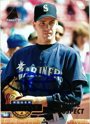 Roger Salkeld Signed 1994 Pinnacle #393 MLB Baseball Card Mariners AUTO - Image 1 of 2