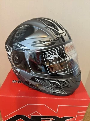 CASCO DE MOTOCICLETA AFX FX-90 REAPER FROST CARA COMPLETA TALLA PEQUEÑA #H67 Foto 1 de 4