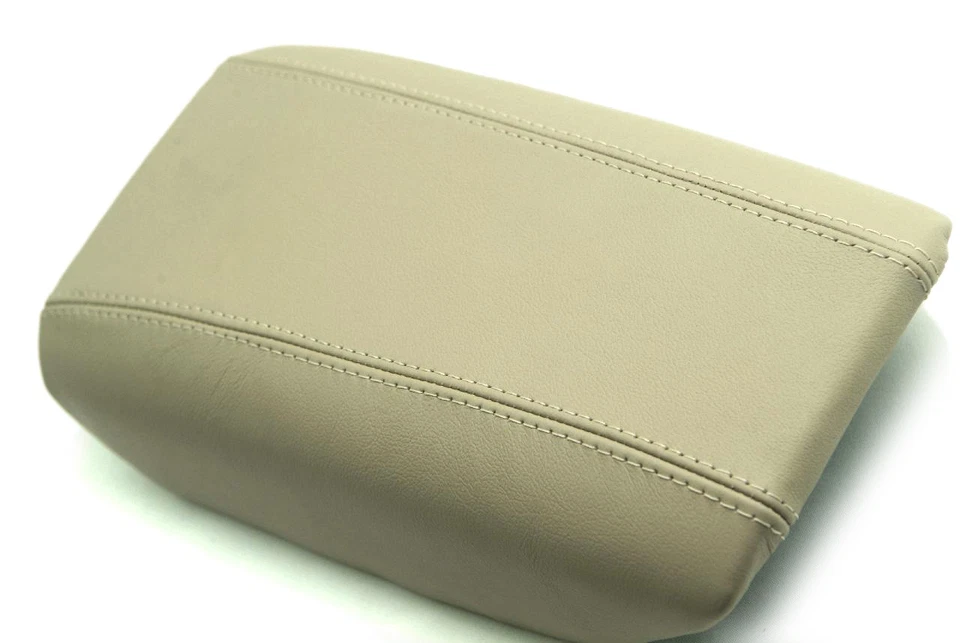 Fits 99-06 Volvo S80 Faux Leather Armrest Center Console Cover Beige — 第 1/1 张图片