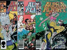 Alpha Flight Comic Book Lot (`1984) Issues #14, #15 & #16 - Very Fine Range