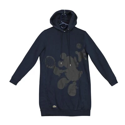 Lacoste x Disney Mujeres Sudadera con Capucha Estampado Minnie Polar Vestido Tenis Talla 34 Foto 1 de 4