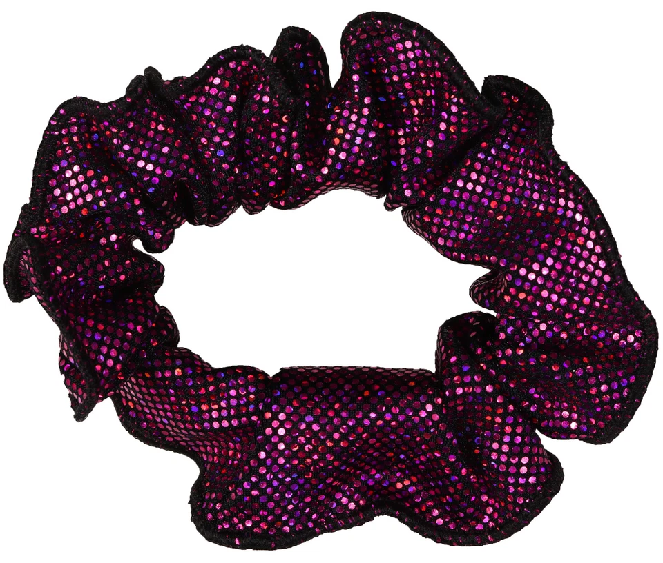 NEW! Cracked Ice Gymnastics and Dance Hair Scrunchies  - Variety of colors  - Image 1 of 1