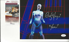 TRON actress Cindy Morgan  autograph 8x10 sexy color photo  JSA Certified Bonus