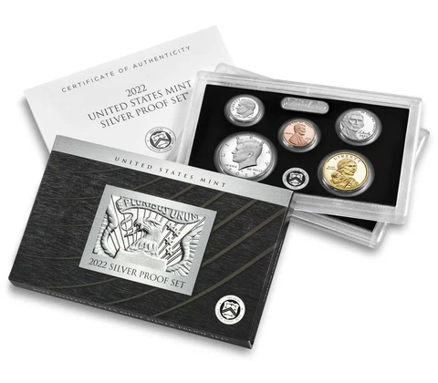 2022 US Mint SILVER Proof Set 22RH w/ OGP COA Perfect Mint Condition Cover
