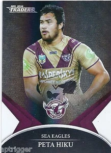 2016 NRL Traders Black Parallel Special (PS027) Peta HIKu Sea Eagles - Picture 1 of 1