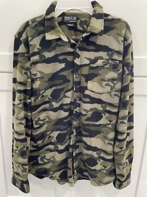 Jaqueta Camisa Superfleece O'Neill Masculina Camuflagem Lã com Capuz Botão Frontal Extra Grande Si48 - Imagem 1 de 2