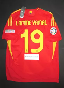 2024-2025 Authentic Adidas Spain Lamine Yamal Jersey Shirt Kit Barcelona IP9333 - Picture 1 of 8
