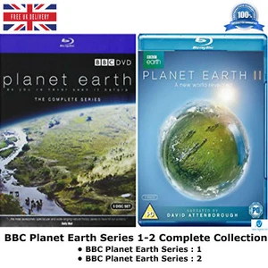 PLANET EARTH 1-2 One Two Complete Series David Attenborough NEW REGION B BLU-RAY - Picture 1 of 12