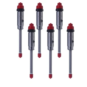 6PCS Fuel Injector 7W-7026 0R-3423 for Caterpillar Engine 3406B 3412 D9R D9 GC - Picture 1 of 4