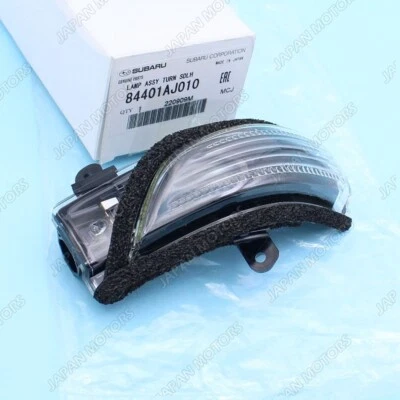 84401AJ010 Genuino OEM Subaru Forester Espejo Lateral Izquierdo Señal de Giro Lámpara Driver Foto 1 de 4