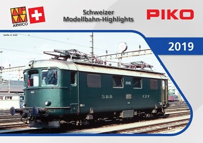 catalogue PIKO 2019 Swiss model railway highlights gauge HO N D aa - Image 1 of 4