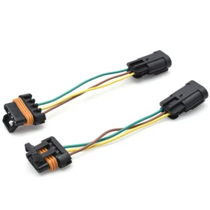 2x LED Headlight Wire Harness Plug Adapter For Polaris RZR 800 900 1000 2411712 - Picture 1 of 5
