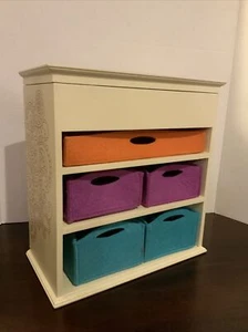 BATTAT WOODEN STORAGE STATION FOR JEWELRY OR CRAFTERS - Picture 1 of 12
