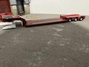 CORGI 3 AXLE LOW -LOADER TRAILER IN S A SMITH  RED