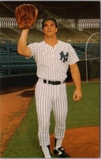 1985 NEW YORK YANKEES Baseball Postcard DAN PASQUA Outfield / TCMA Card Unused
