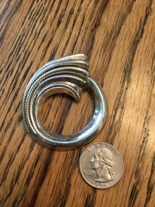 Laton México TS-08 Esterlina 925 Modernista Latón Cuentas S Broche Prendedor Colgante 24g - Imagen 1 de 6